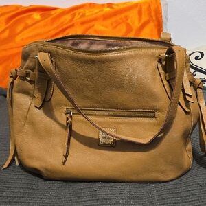 Dooney And Bourke Tan Leather Hand Bag